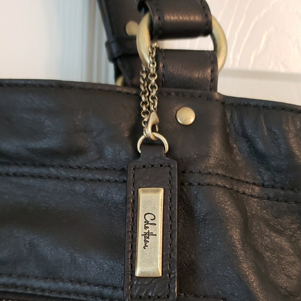Cole Haan Tantivy Devin Tote Black Leather, NWT